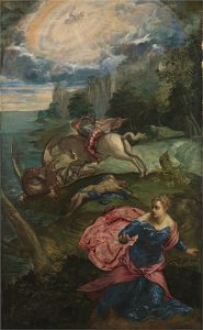 Saint George and the Dragon, 1558